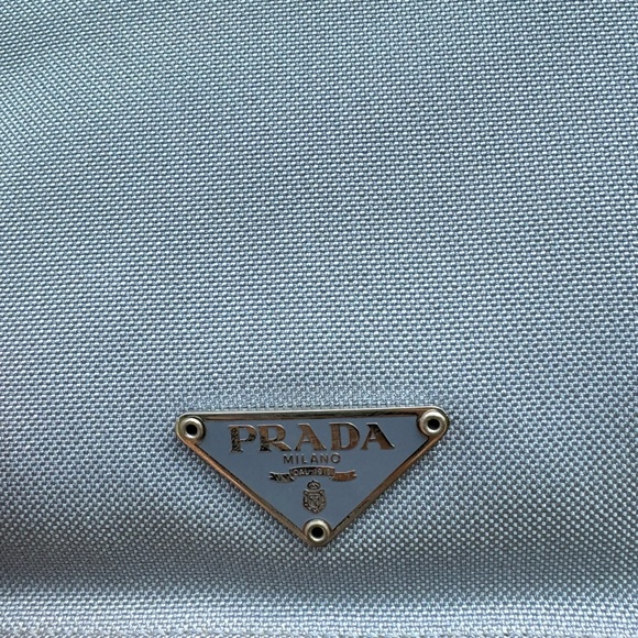 PRADA Shoulder Bag Nylon Light Blue -ART B9930 - Picture 10 of 11